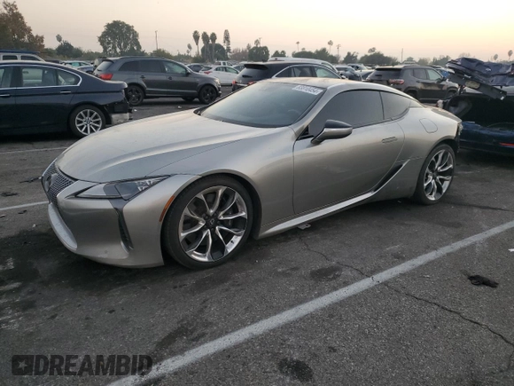 2019 Lexus LC 500h z VIN JTHHP5AY7KA006440, wystawiony jako Copart lot #83810454 z przebiegiem 45 717 mil mil oraz Szkody całkowita. Historia ofert i sprzedaży dostępna na DreamBid. Obrazek 1.