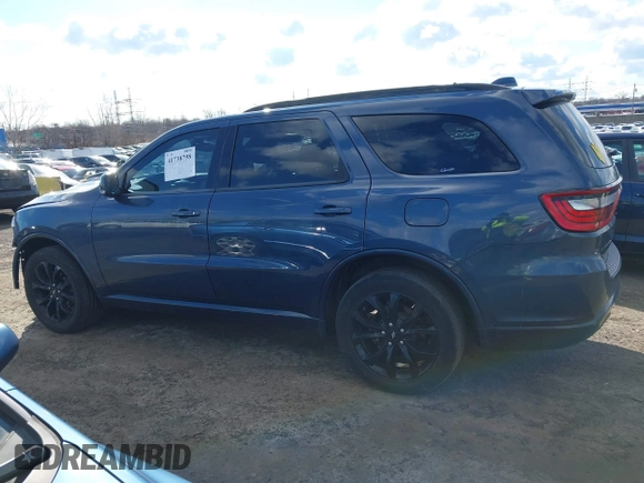 2020 Dodge Durango GT with VIN 1C4RDJDG1LC372863, listed as a IAAI auction lot 41738798 with 30,252 mi miles and . Bid and sale history available at DreamBid. Image 14.