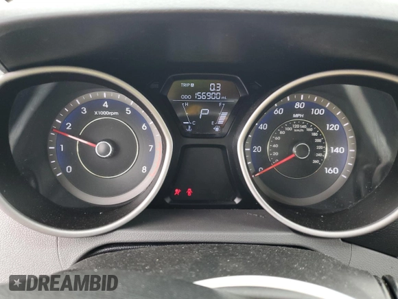 2013 Hyundai Elantra Limited with VIN KMHDH4AE5DU557590, listed as a Copart auction lot 54790675 with 156,900 mi miles and Salvage Title. Bid and sale history available at DreamBid. Image 9.