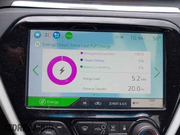 2017 Chevrolet Bolt EV LT with VIN 1G1FW6S09H4179211, listed as a IAAI auction lot 42252698 with 107,283 mi miles and . Bid and sale history available at DreamBid. Image 18.