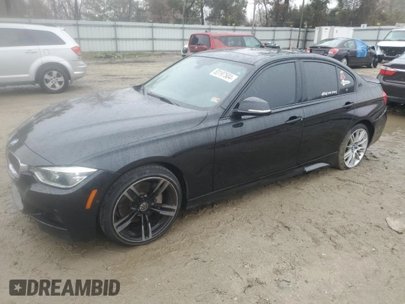 2017 BMW 3 Series 340i with VIN WBA8B3G34HNU35808, listed as a Copart auction lot 83197504 with 133,232 mi miles and Salvage Title. Bid and sale history available at DreamBid. Image 1.