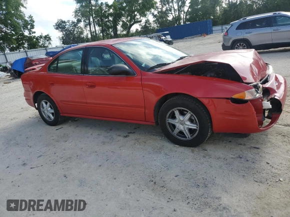2004 Oldsmobile Alero GL1 with VIN 1G3NL52F24C200863, listed as a Copart auction lot 51545085 with 68,211 mi miles and Salvage Title. Bid and sale history available at DreamBid. Image 4.