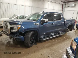 2021 GMC Sierra 1500 Denali z VIN 3GTU9FELXMG387235, wystawiony jako Copart lot #42039245 z przebiegiem 43 463 mil mil oraz Szkoda całkowita • Salvage title. Historia ofert i sprzedaży dostępna na DreamBid. Obrazek 1.