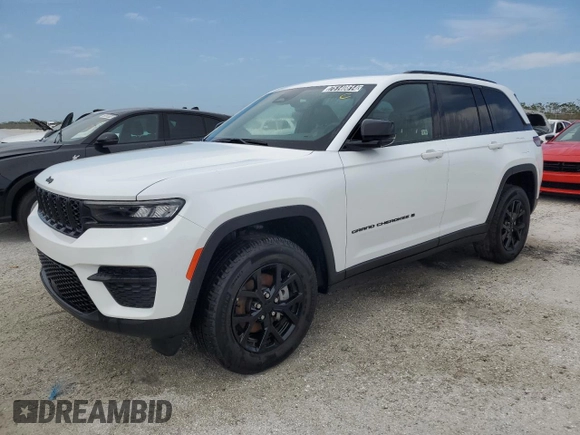 2024 Jeep Grand Cherokee Altitude with VIN 1C4RJGAG5R8546493, listed as a Copart auction lot 75140814 with 11,611 mi miles and Non repairable. Bid and sale history available at DreamBid. Image 1.
