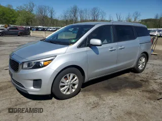 2016 Kia Sedona with VIN KNDMB5C11G6142216, listed as a Copart auction lot 55153245 with 124,767 mi miles and Clean Title. Bid and sale history available at DreamBid. Image 1.