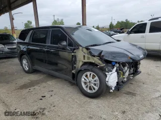 2024 Kia Carnival LX with VIN KNDNB4H35R6399035, listed as a Copart auction lot 71536114 with 3,022 mi miles and Salvage Title. Bid and sale history available at carsss.com. Image 4.