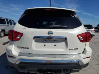 2017 Nissan Pathfinder Platinum with VIN 5N1DR2MN6HC619281, listed as a Copart auction lot 50221005 with 141,719 mi miles and Salvage title. Bid and sale history available at DreamBid. Image 6.