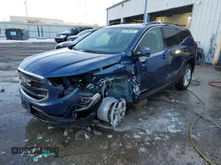 2020 GMC Terrain SLE with VIN 3GKALTEVXLL309519, listed as a Copart auction lot 45784245 with 13,841 mi miles and Salvage Title. Bid and sale history available at carsss.com. Image 1.