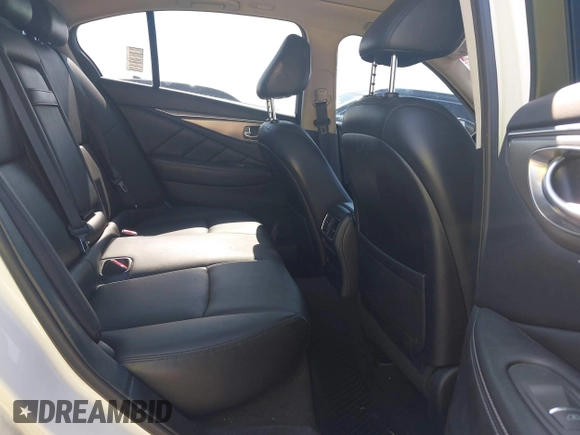 2017 Infiniti Q50 2.0t with VIN JN1CV7AP4HM642506, listed as a IAAI auction lot 41454542 with 131,807 mi miles. Bid and sale history available at carsss.com. Image 8.
