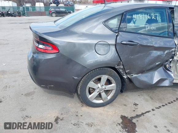 2016 Dodge Dart SXT with VIN 1C3CDFBB8GD660393, listed as a IAAI auction lot 41811627 with 125,945 mi miles and . Bid and sale history available at carsss.com. Image 13.