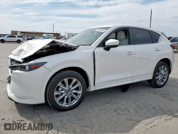 2025 Mazda CX-5 2.5 S Premium Plus Package with VIN JM3KFBEM6S0544933, listed as a Copart auction lot 50345565 with 506 mi miles and Salvage Title. Bid and sale history available at carsss.com. Image 1.