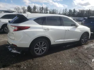 2019 Acura RDX w/Technology Pkg with VIN 5J8TC1H57KL002616, listed as a Copart auction lot 45352145 with 124,502 mi miles and Salvage Title. Bid and sale history available at carsss.com. Image 3.