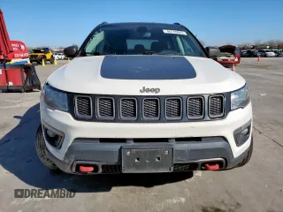 2020 Jeep Compass Trailhawk with VIN 3C4NJDDB7LT118561, listed as a Copart auction lot 46740025 with 61,286 mi miles and Salvage Title. Bid and sale history available at carsss.com. Image 5.