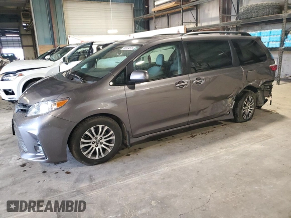 2018 Toyota Sienna XLE Auto Access Seat with VIN 5TDYZ3DC7JS954919, listed as a Copart auction lot 56974515 with 83,821 mi miles and Salvage title. Bid and sale history available at DreamBid. Image 1.