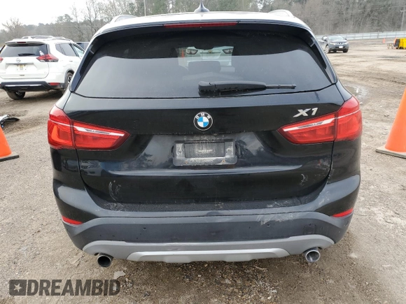 2016 BMW X1 xDrive28i with VIN WBXHT3C33GP883114, listed as a Copart auction lot 46583145 with 87,265 mi miles and Salvage Title. Bid and sale history available at carsss.com. Image 6.
