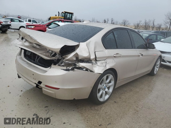 2015 BMW 3 Series 328i with VIN WBA3A5C59FF606639, listed as a Copart auction lot 39474924 with 103,609 mi miles and Clean Title. Bid and sale history available at carsss.com. Image 3.