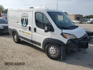2023 Ram ProMaster Cargo with VIN 3C6LRVNG5PE500427, listed as a Copart auction lot 69669214 with Not Provided miles and Salvage Title. Bid and sale history available at DreamBid. Image 4.
