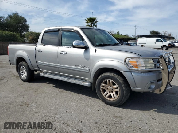 2005 Toyota Tundra SR5 with VIN 5TBDT44125S491087, listed as a Copart auction lot 48713535 with 192,238 mi miles and Salvage Title. Bid and sale history available at DreamBid. Image 4.