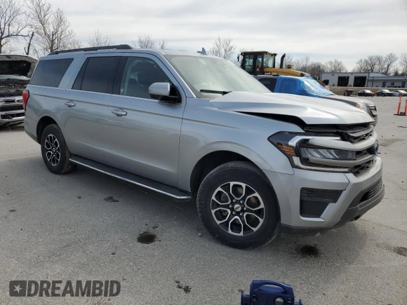 2023 Ford Expedition Max XLT with VIN 1FMJK1J86PEA29651, listed as a Copart auction lot 50088825 with 60,569 mi miles and Clean title. Bid and sale history available at DreamBid. Image 4.
