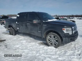 2013 Ford F-150 XL with VIN 1FTFW1ET1DFE04090, listed as a Copart auction lot 45906055 with 202,215 mi miles and Salvage Title. Bid and sale history available at carsss.com. Image 4.