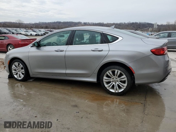 2015 Chrysler 200 Limited with VIN 1C3CCCAB3FN756301, listed as a Copart auction lot 45863855 with 125,190 mi miles and Salvage Title. Bid and sale history available at carsss.com. Image 2.
