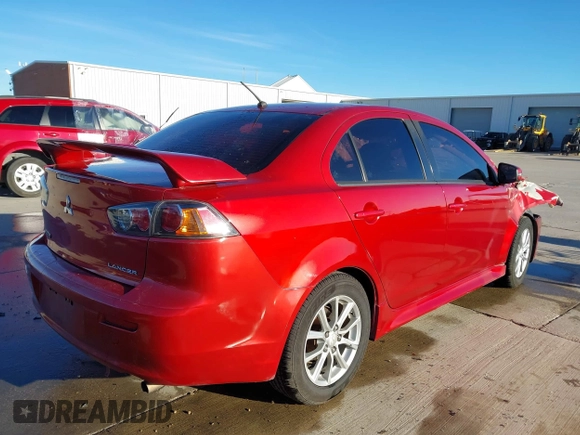 2016 Mitsubishi Lancer ES with VIN JA32U2FU4GU012219, listed as a IAAI auction lot 41292879 with 96,065 mi miles and . Bid and sale history available at DreamBid. Image 4.