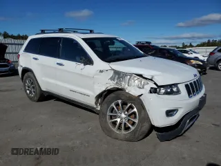 2014 Jeep Grand Cherokee Limited with VIN 1C4RJFBG0EC430585, listed as a Copart auction lot 75600124 with 97,550 mi miles and Salvage Title. Bid and sale history available at carsss.com. Image 4.