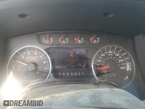2013 Ford F-150 XL with VIN 1FTFW1EFXDKD59944, listed as a Copart auction lot 58673165 with 198,531 mi miles and Salvage title. Bid and sale history available at DreamBid. Image 9.