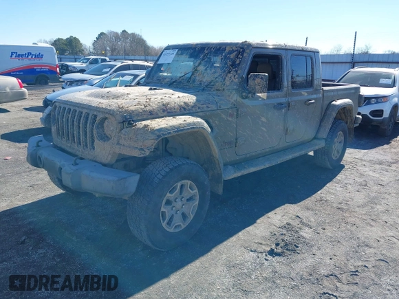 2020 Jeep Gladiator Rubicon with VIN 1C6JJTBGXLL179381, listed as a IAAI auction lot 41351246 with Not Provided miles and . Bid and sale history available at DreamBid. Image 2.