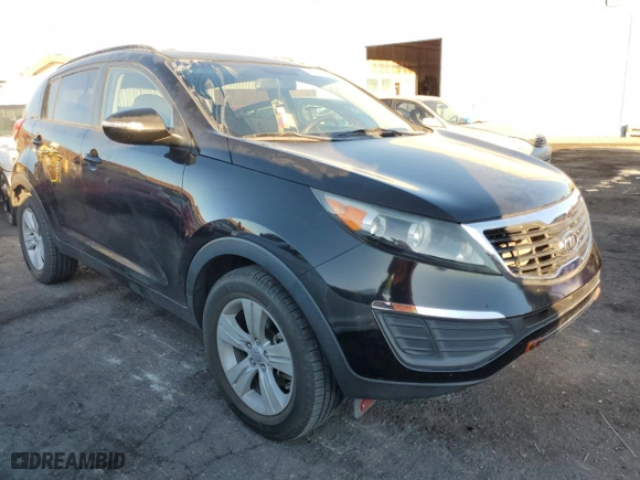 2012 Kia Sportage LX with VIN KNDPB3A27C7260725, listed as a Copart auction lot 86654524 with 146,217 mi miles and Salvage Title. Bid and sale history available at carsss.com. Image 4.