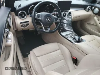 2017 Mercedes-Benz C 300 with VIN WDDWJ4JB3HF386989, listed as a Copart auction lot 51231535 with Not Provided miles and Salvage Title. Bid and sale history available at carsss.com. Image 8.