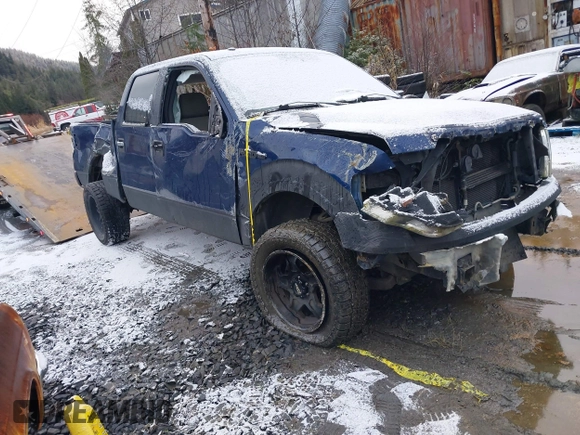 2010 Ford F-150 XL with VIN 1FTFW1EV7AFB50429, listed as a IAAI auction lot 40956419 with 1 mi miles. Bid and sale history available at carsss.com. Image 1.