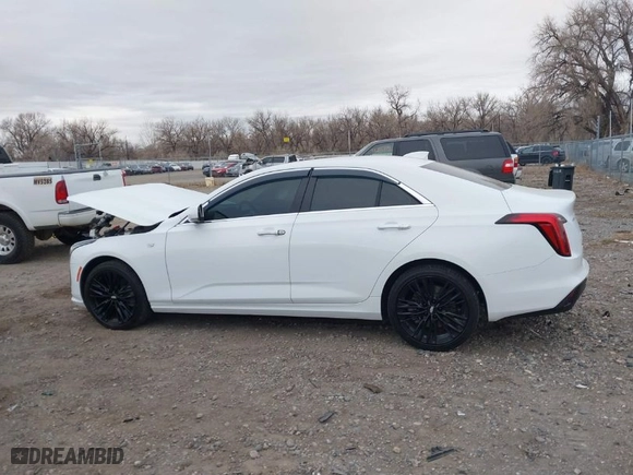 2021 Cadillac CT4 Premium Luxury with VIN 1G6DF5RK3M0106713, listed as a IAAI auction lot 41084691 with 1 mi miles. Bid and sale history available at carsss.com. Image 14.
