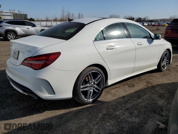 2018 Mercedes-Benz CLA 250 with VIN WDDSJ4GB5JN641529, listed as a Copart auction lot 49812474 with 53,298 mi miles and . Bid and sale history available at DreamBid. Image 3.