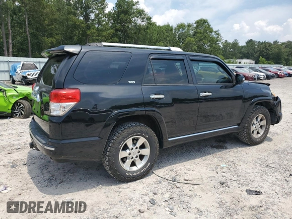 2013 Toyota 4Runner SR5 with VIN JTEZU5JR4D5052340, listed as a Copart auction lot 61809055 with 143,134 mi miles and Salvage title. Bid and sale history available at DreamBid. Image 3.