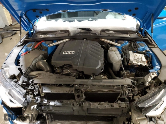 2021 Audi A4 S line Premium with VIN WAUDAAF46MA028574, listed as a Copart auction lot 45110955 with 39,113 mi miles and Salvage Title. Bid and sale history available at DreamBid. Image 11.