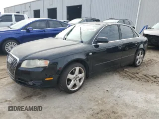 2005 Audi A4 2.0T with VIN WAUAF78E95A560383, listed as a Copart auction lot 79523854 with 180,896 mi miles and Salvage Title. Bid and sale history available at carsss.com. Image 1.