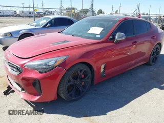 2019 Kia Stinger GT1 with VIN KNAE45LC4K6058140, listed as a IAAI auction lot 41859753 with 63,847 mi miles and . Bid and sale history available at DreamBid. Image 17.