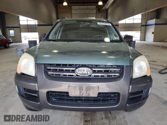 2010 Kia Sportage LX with VIN KNDKG3A44A7723298, listed as a Copart auction lot 51113215 with Not Provided miles and Salvage Title. Bid and sale history available at carsss.com. Image 5.