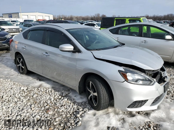 2019 Nissan Sentra S with VIN 3N1AB7AP2KY212140, listed as a Copart auction lot 88903505 with 62,379 mi miles and Salvage title. Bid and sale history available at DreamBid. Image 4.