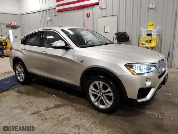 2017 BMW X4 xDrive28i with VIN 5UXXW3C52H0T77736, listed as a Copart auction lot 51043115 with 83,239 mi miles and Salvage Title. Bid and sale history available at carsss.com. Image 4.