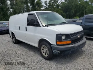 2013 Chevrolet Express Cargo with VIN 1GCSGAFX8D1119655, listed as a Copart auction lot 65659025 with 81,670 mi miles and Salvage title. Bid and sale history available at DreamBid. Image 4.