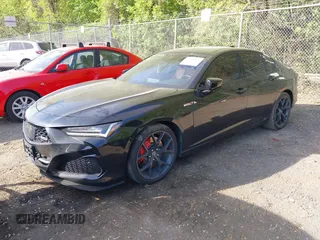 2023 Acura TLX Type S with VIN 19UUB7F91PA004042, listed as a IAAI auction lot 42098946 with Not Provided miles and . Bid and sale history available at DreamBid. Image 17.