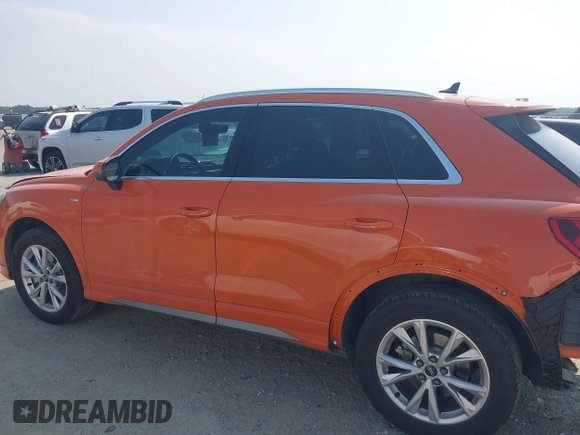 2024 Audi Q3 S line Premium Plus with VIN WA1EECF36R1092050, listed as a IAAI auction lot 42323941 with 12,193 mi miles and . Bid and sale history available at DreamBid. Image 14.