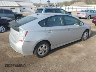 2010 Toyota Prius II with VIN JTDKN3DU2A0177269, listed as a IAAI auction lot 42054352 with 158,613 mi miles. Bid and sale history available at carsss.com. Image 4.