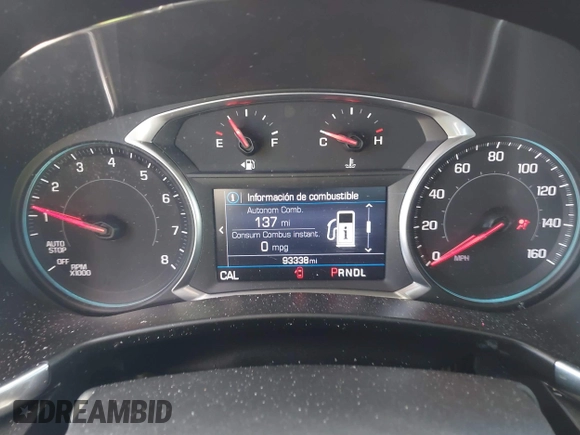 2019 Chevrolet Equinox LT with VIN 3GNAXKEV9KS655471, listed as a IAAI auction lot 41742855 with 93,338 mi miles and . Bid and sale history available at DreamBid. Image 7.
