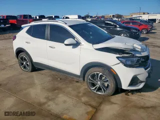 2023 Buick Encore GX Select with VIN KL4MMDS23PB098588, listed as a Copart auction lot 48830155 with 28,523 mi miles and Salvage Title. Bid and sale history available at carsss.com. Image 4.