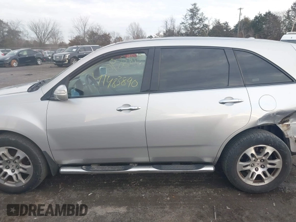 2009 Acura MDX Tech Pkg with VIN 2HNYD28669H517849, listed as a IAAI auction lot 41483890 with 214,096 mi miles. Bid and sale history available at carsss.com. Image 14.
