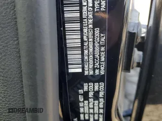 2017 Jeep Renegade Altitude with VIN ZACCJABB6HPG23093, listed as a Copart auction lot 61872965 with 51,408 mi miles and Salvage title. Bid and sale history available at DreamBid. Image 14.
