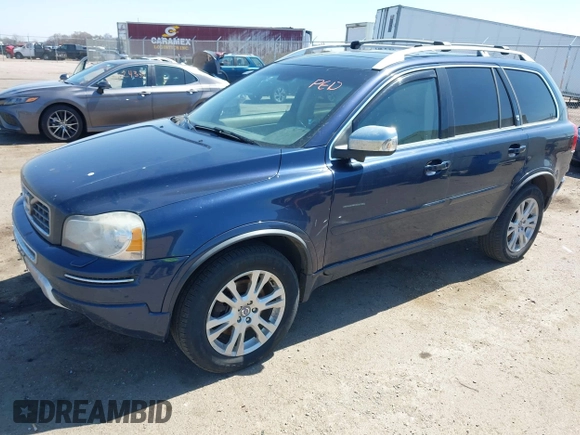 2014 Volvo XC90 with VIN YV4952CZ7E1688463, listed as a IAAI auction lot 41981396 with 219,905 mi miles. Bid and sale history available at carsss.com. Image 2.